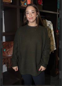 CR Olive Buffalo Sweater