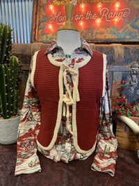 LS Brick Tie Sweater Vest