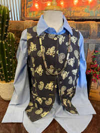 UM Paisley Denim Vest