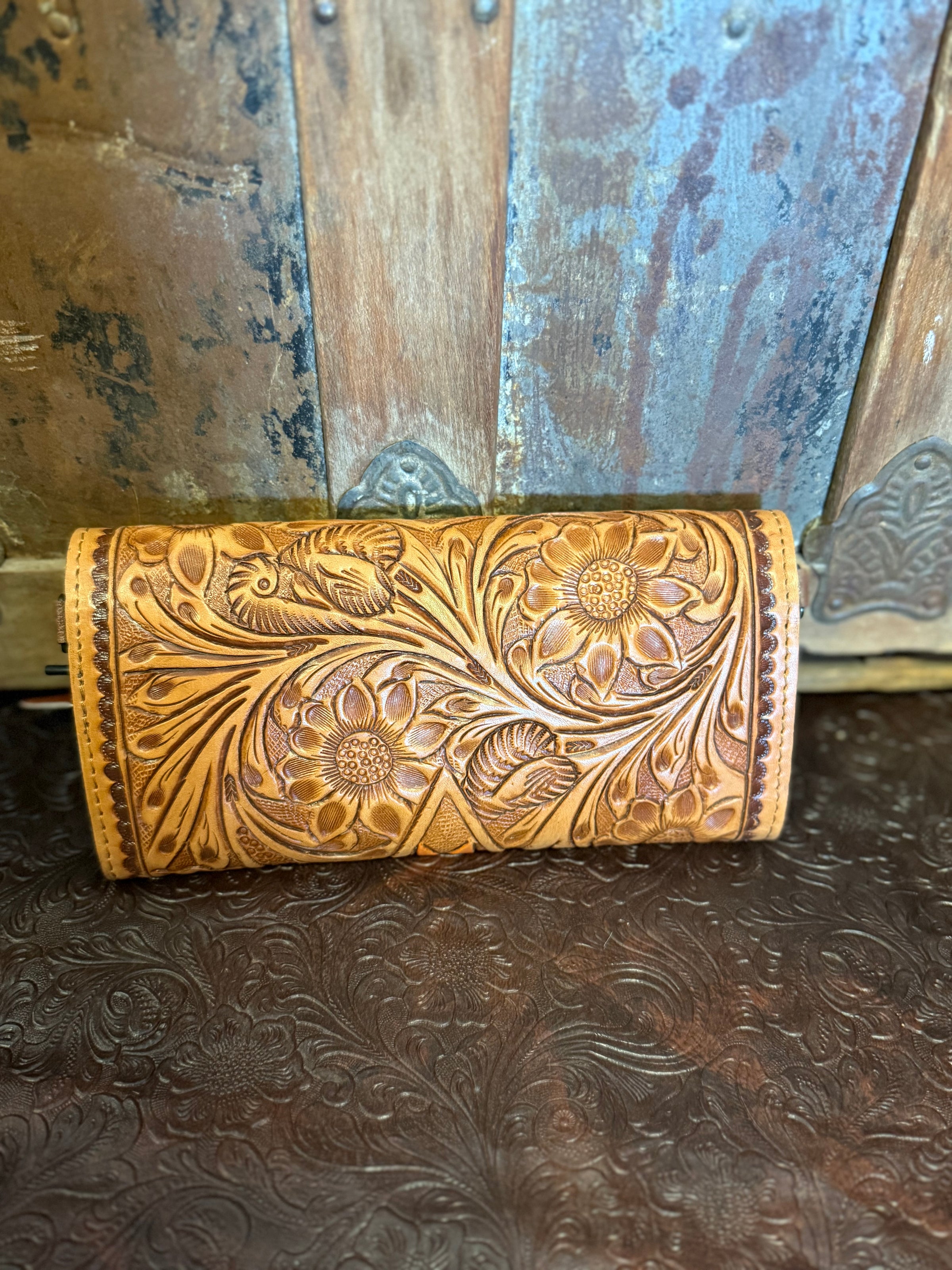 AD Aztec Leather Wallet