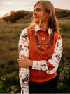 WL Rust Sweater Vest