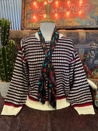 LS Black and Red Sweater