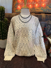 BP Floral Quilted Sweatshirt