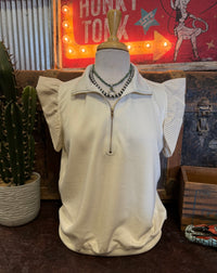 UM Cream Half Zip