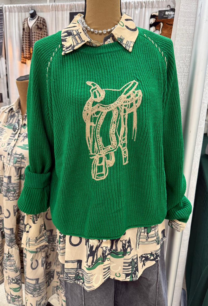 2F Saddle Straps Sweater
