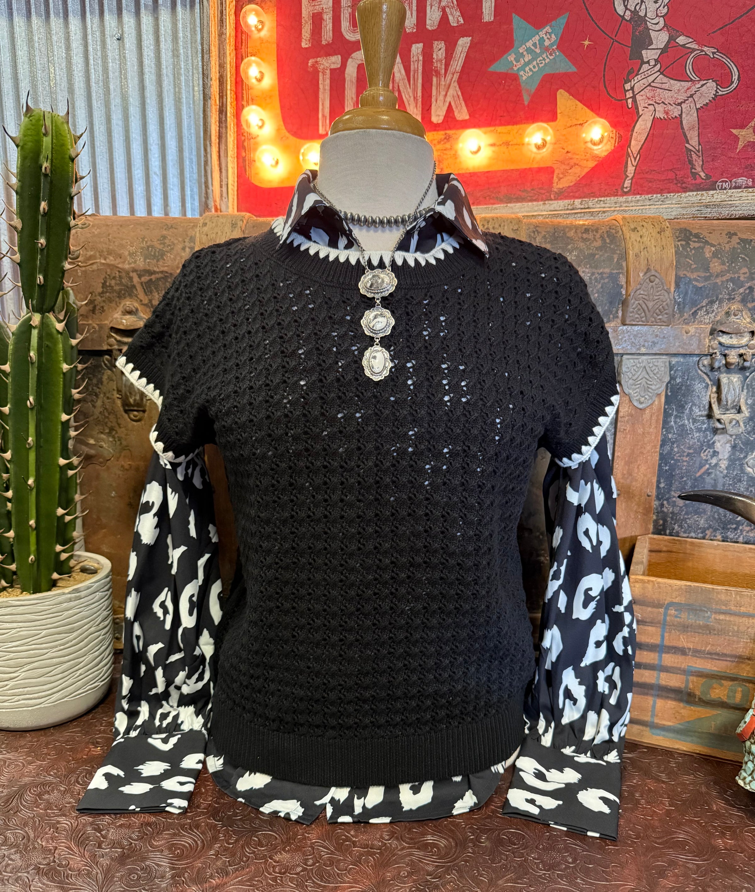 BP Black Sweater Vest