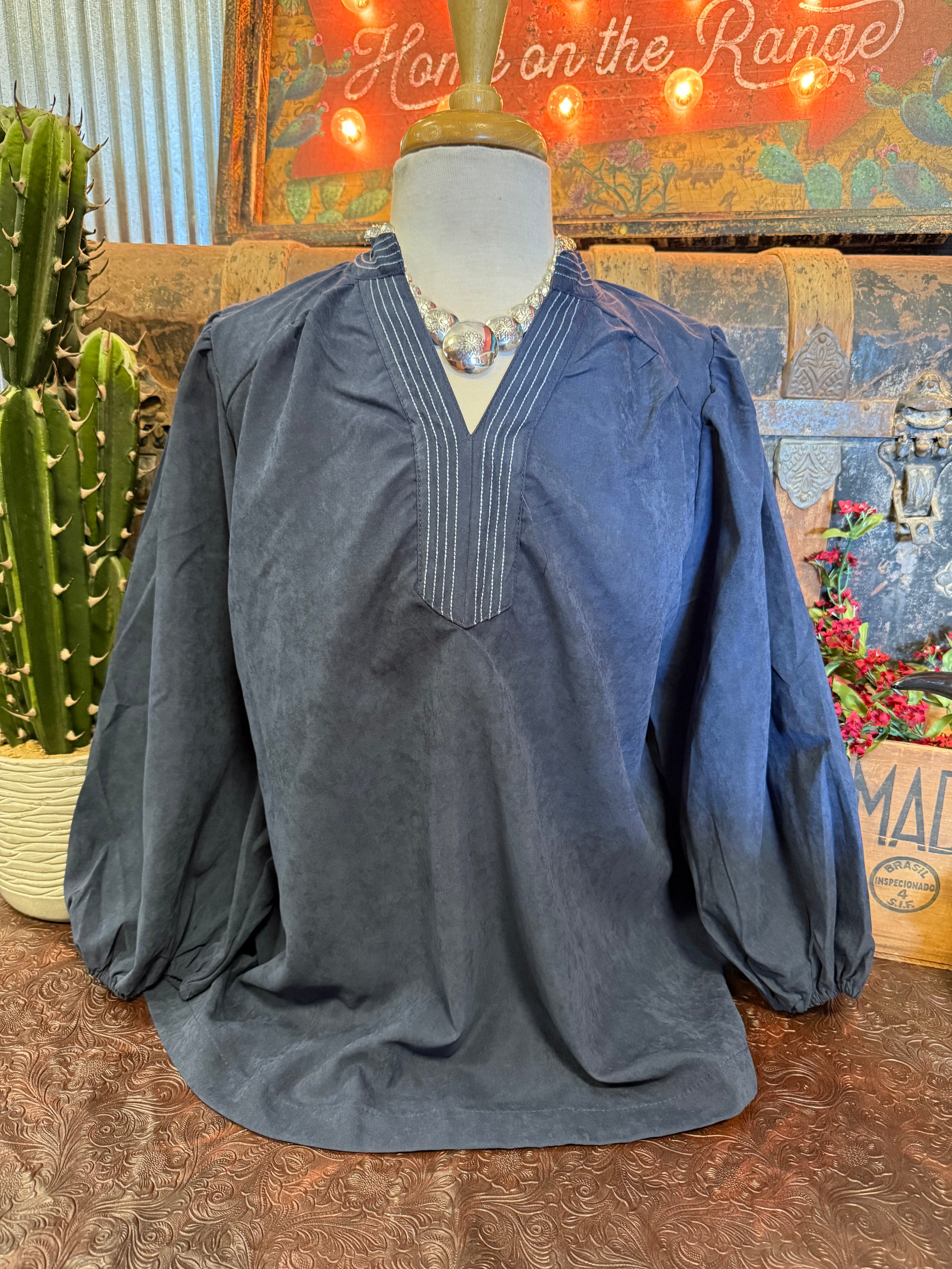 UM Navy 3/4 Sleeve