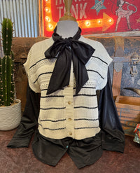 BP Cream/Black Cardigan