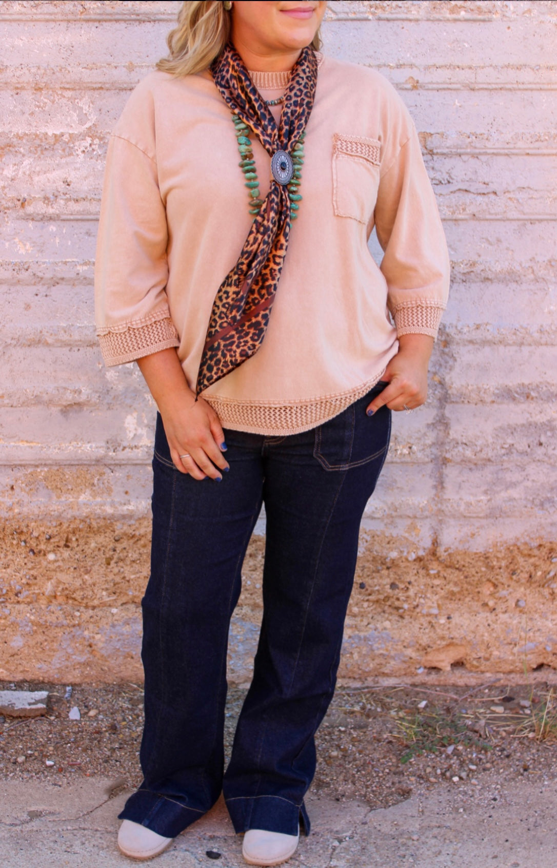 ES Mocha 3/4 Sleeve