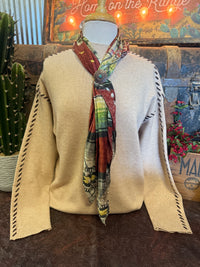 JD Oatmeal Whipstitch LS