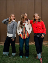 BP Grey Horse Polo Cardigan