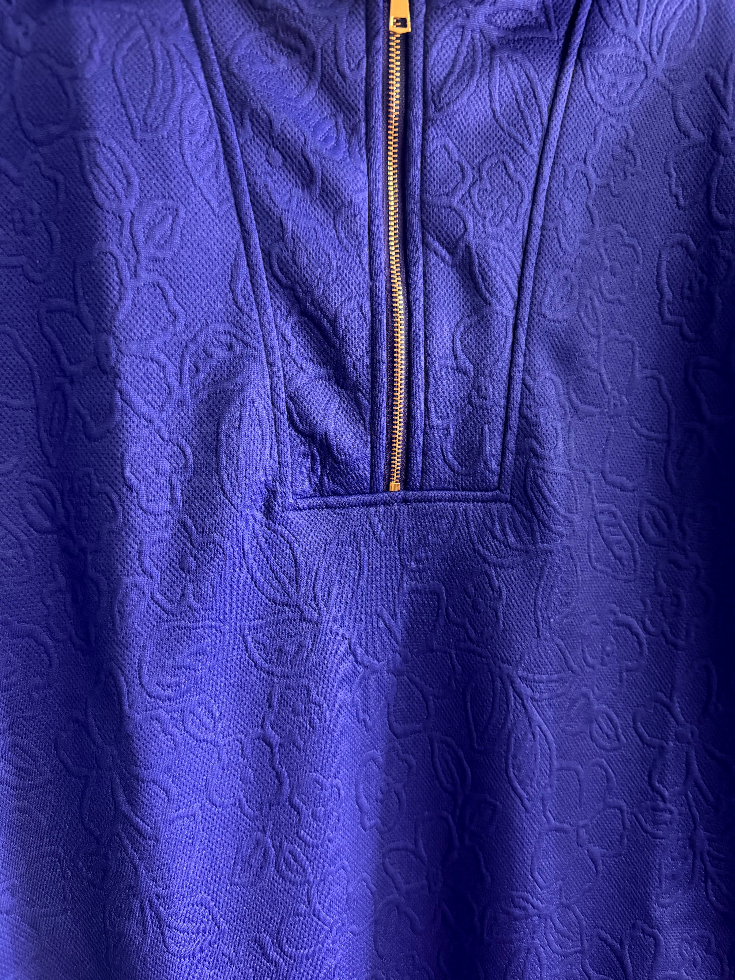 DS Blue Half Zip Dress