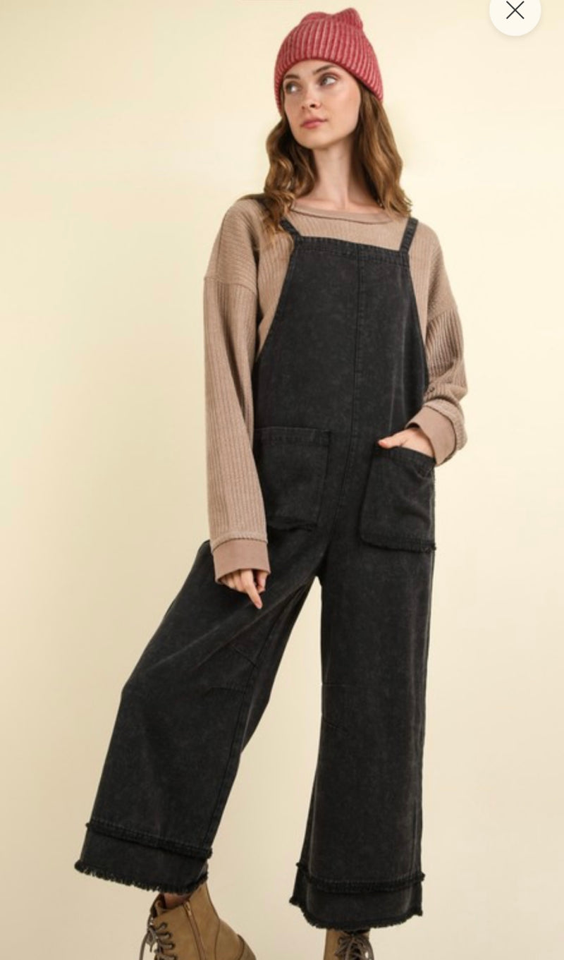 VJ Black Overalls