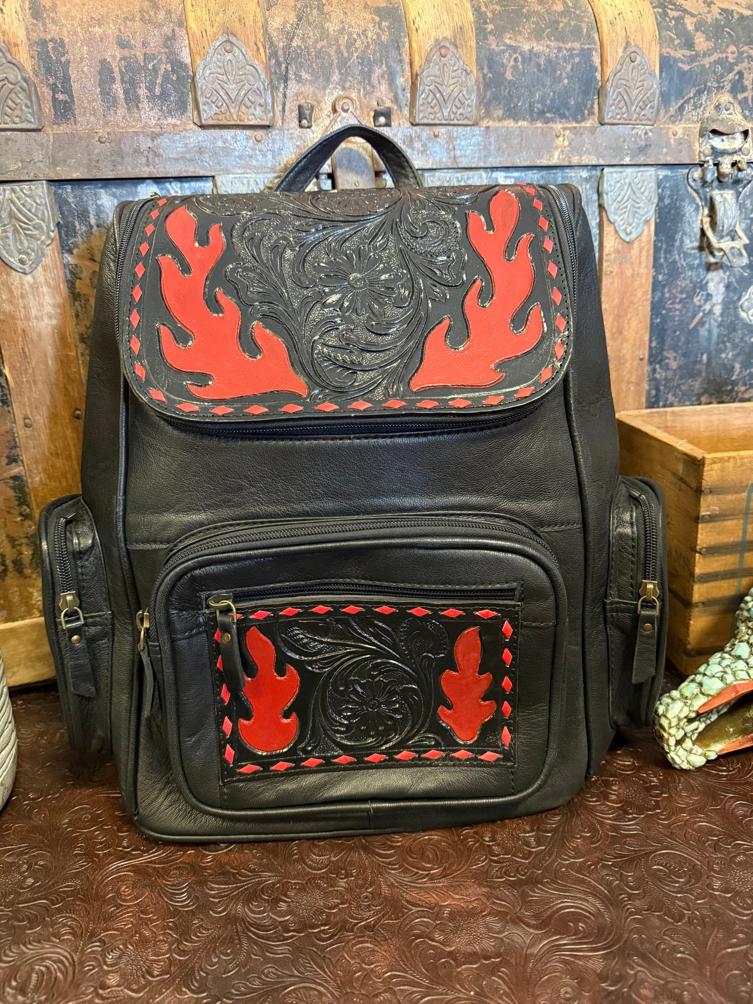 WL Black Red Backpack