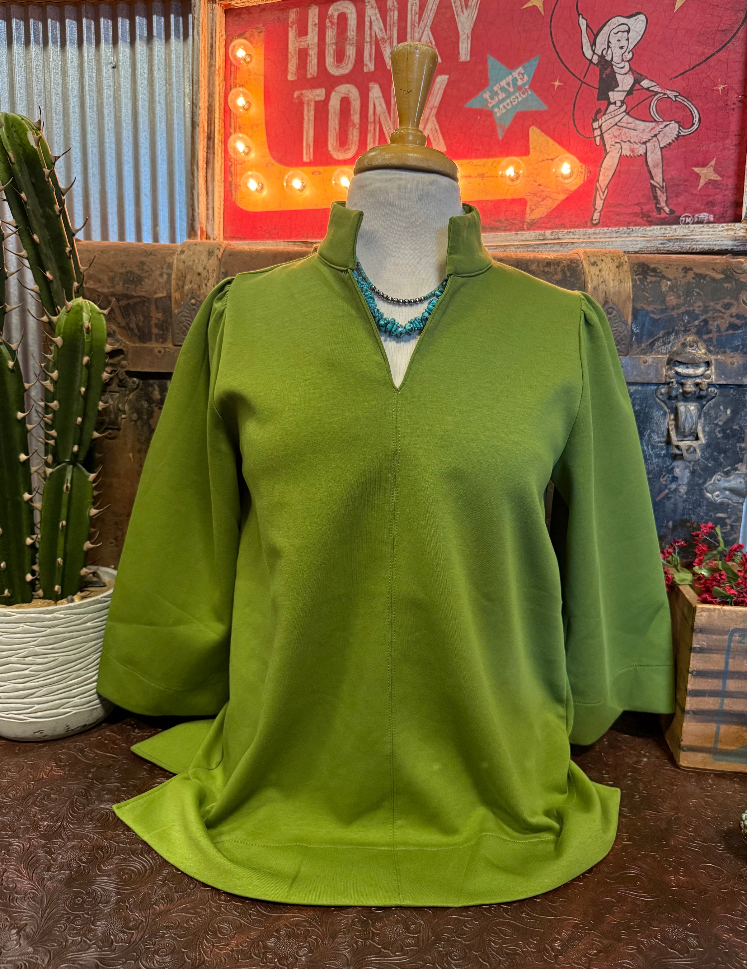 JD Olive 3/4 Sleeve