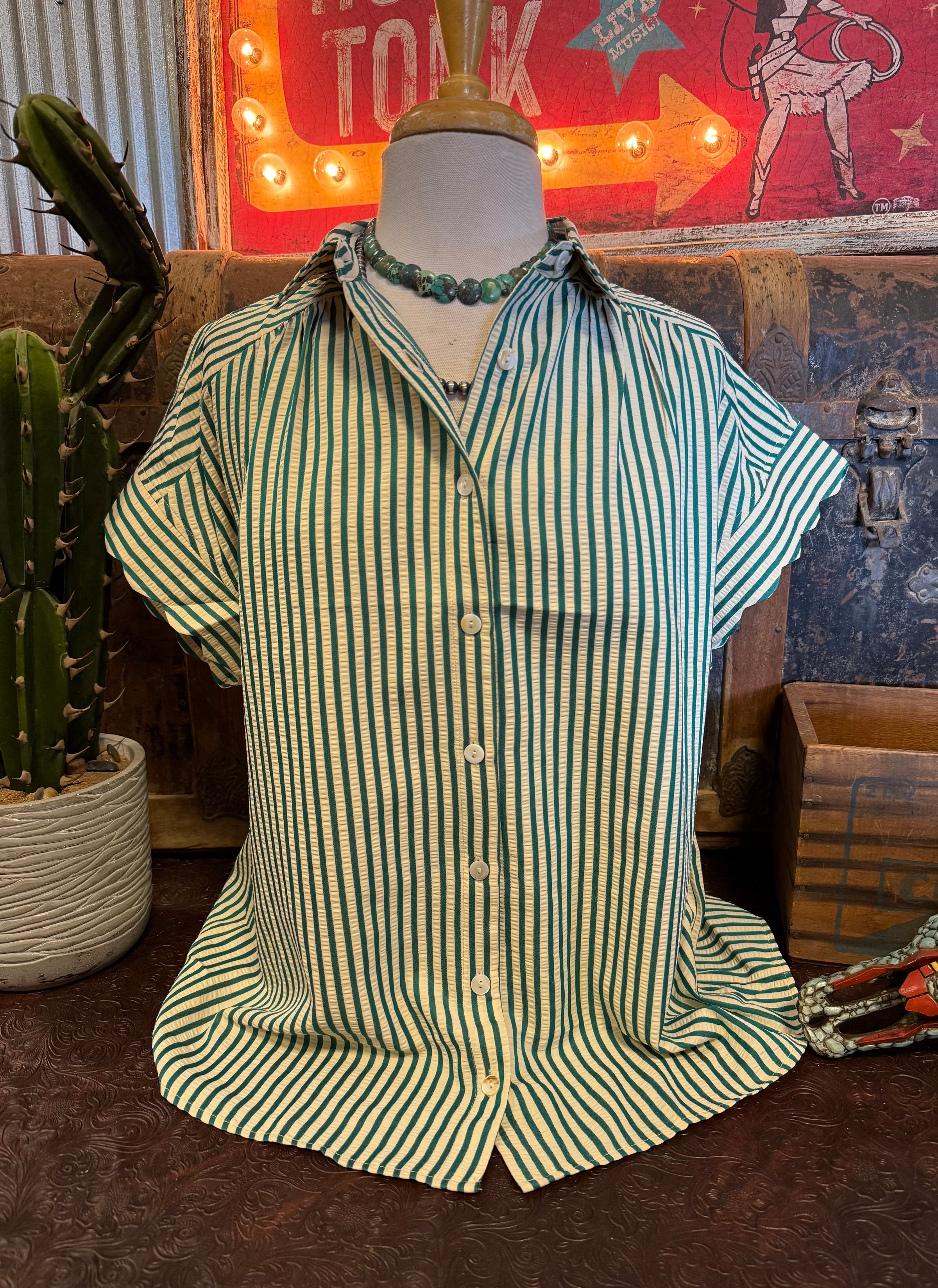 UM Kelly Green Stripe BU