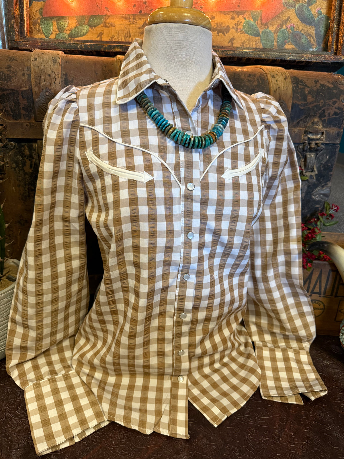 HH Brown Gingham BU