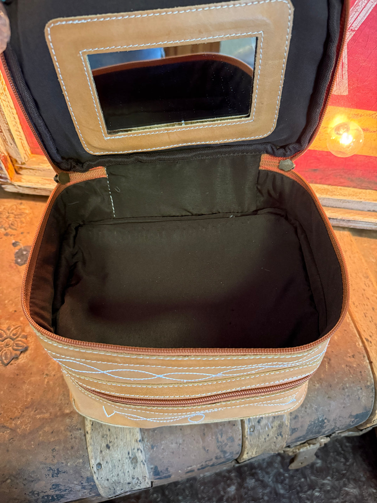 WL Boot Stitch Makeup Bag
