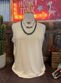 RC Rowdy Tank-Cream