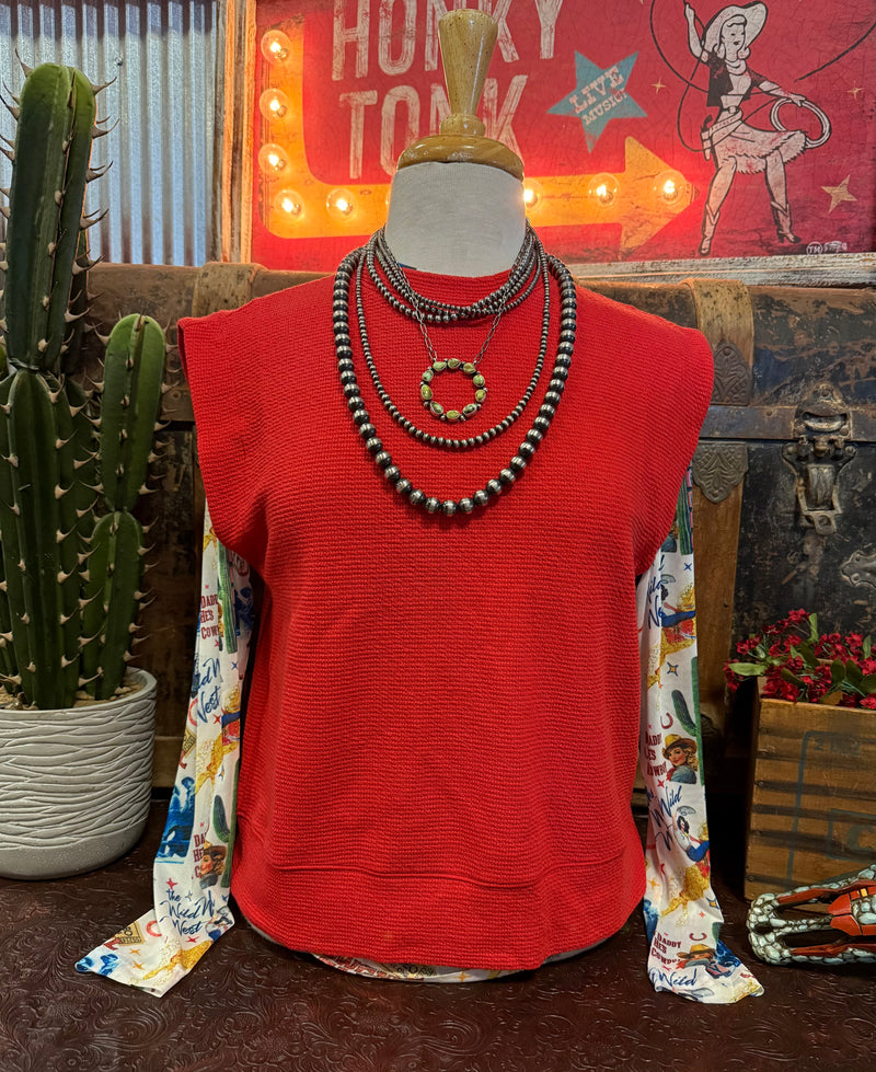TB Red Sleeveless