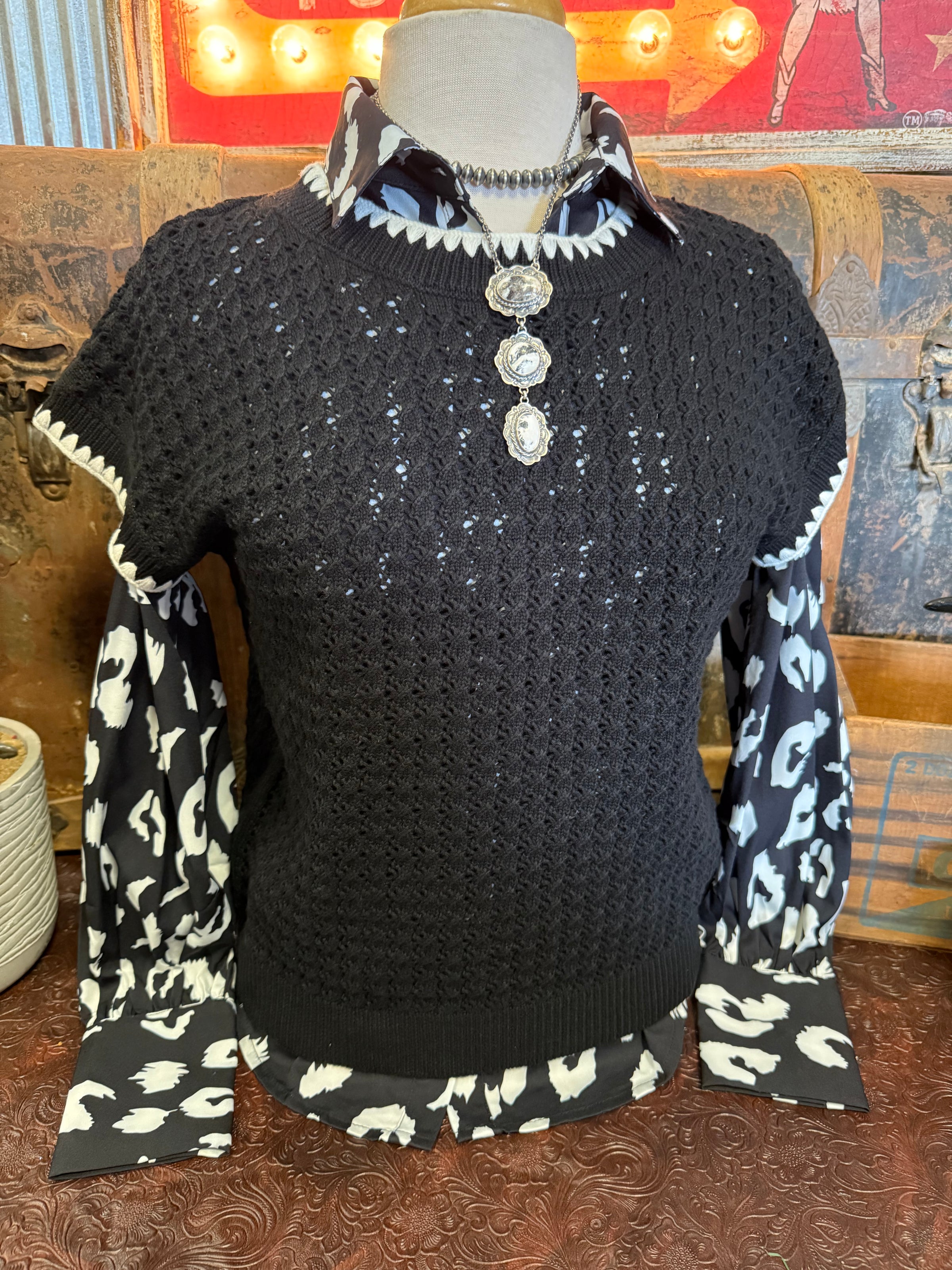 BP Black Sweater Vest