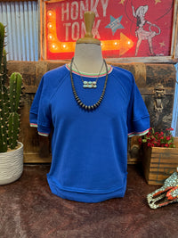 JD Blue with Stripe Top