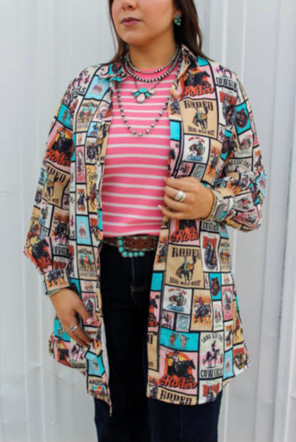FX Western Collage Duster/Dress