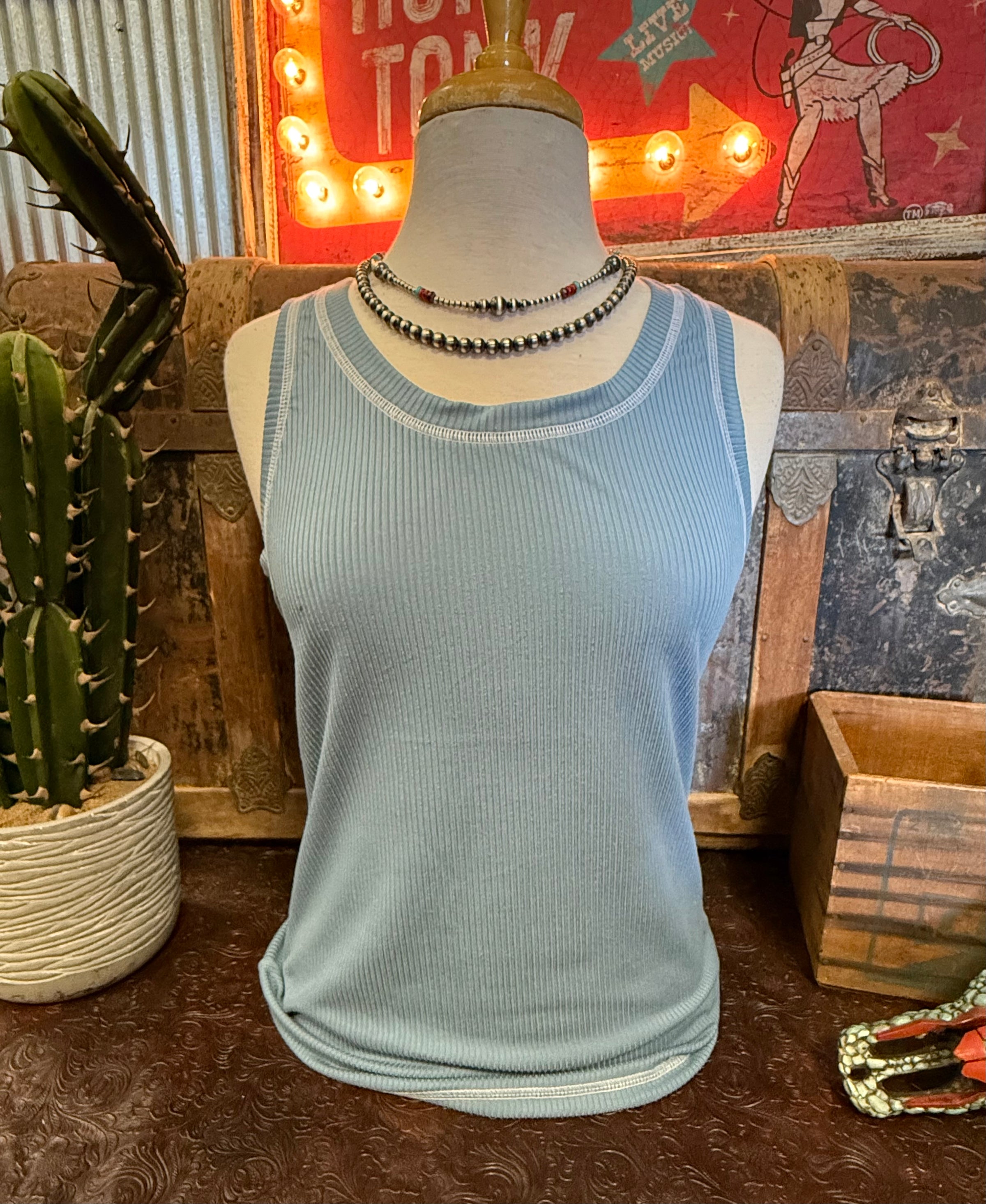 PS Denim Tank