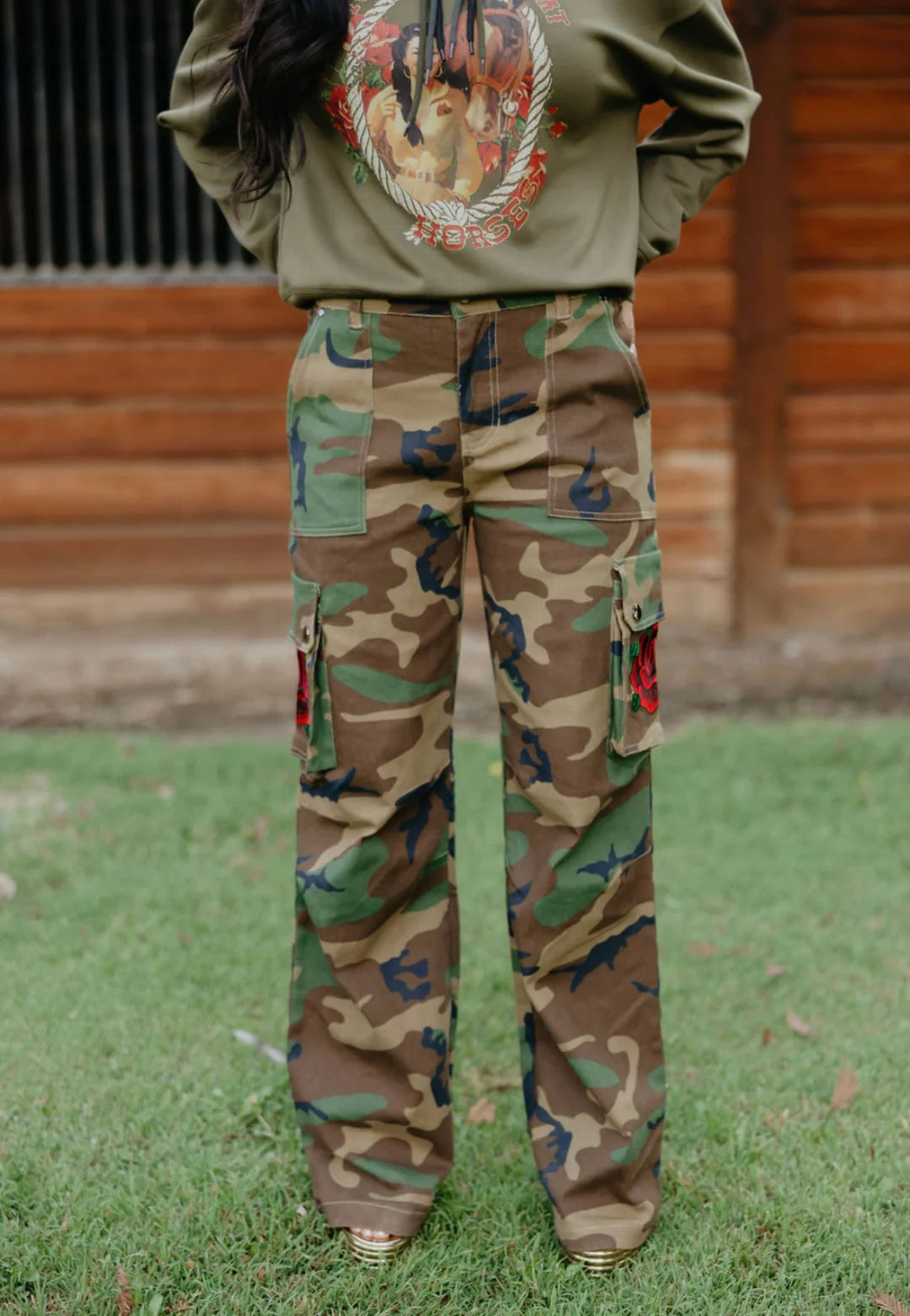 RQ Heavenly Horse Camo Pants