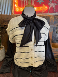 BP Cream/Black Cardigan