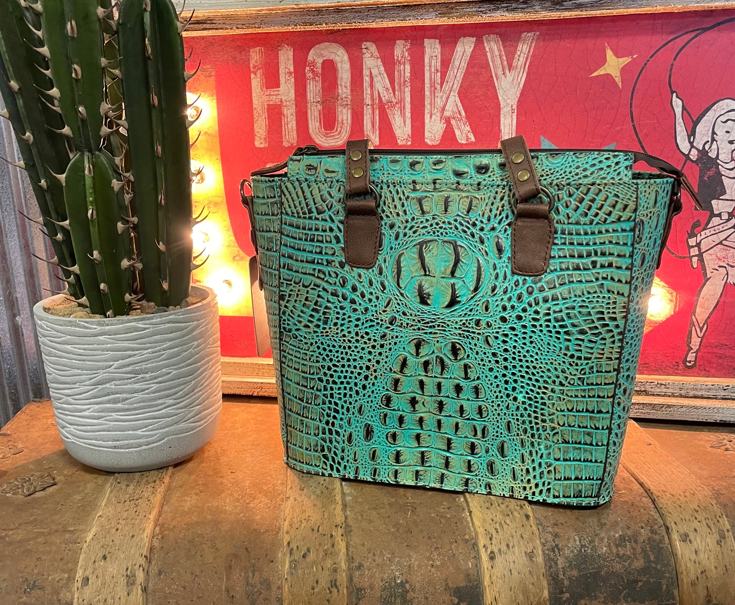 AD Turquoise Handbag