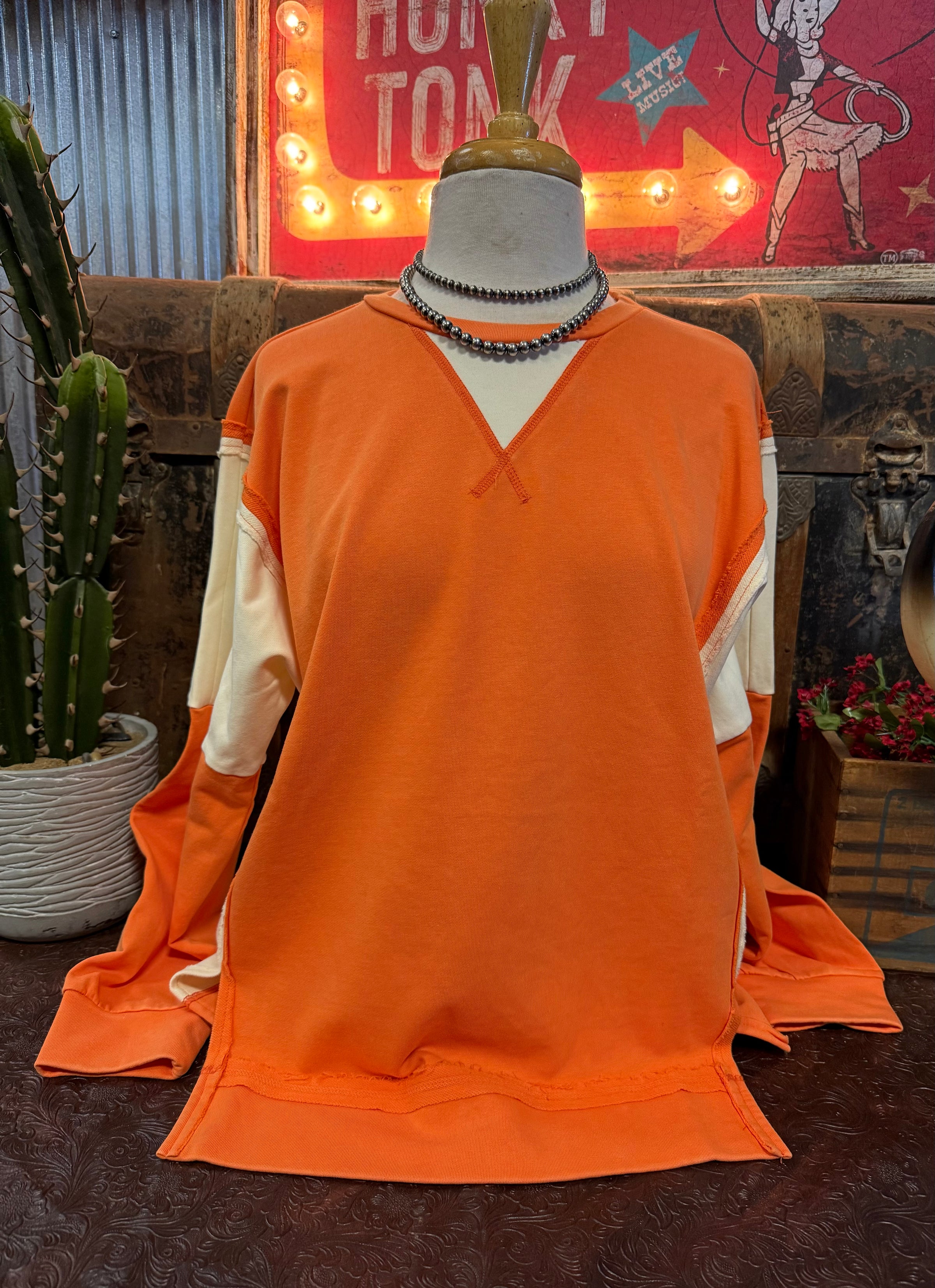 JD Orange Long Sleeve