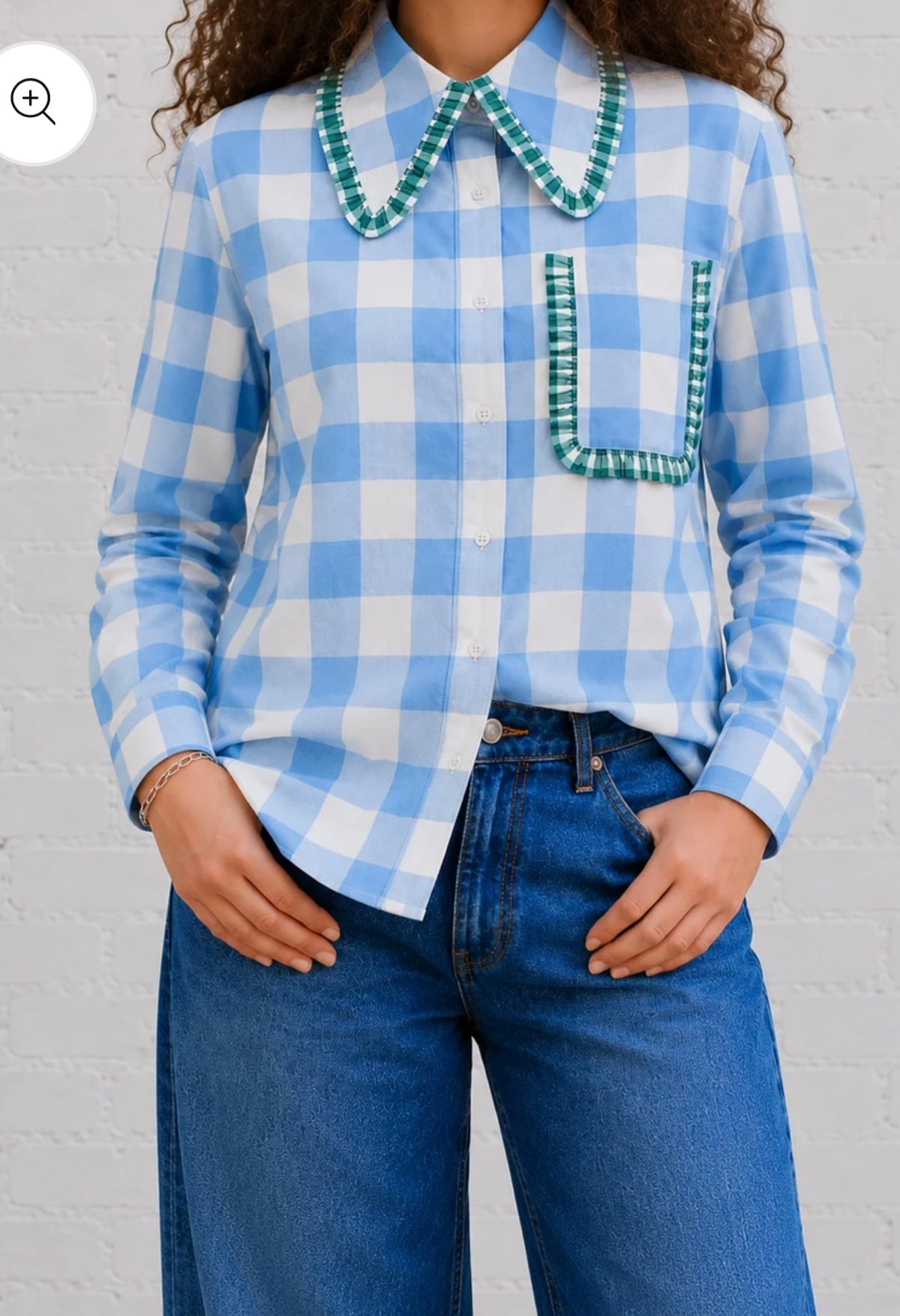 CG Bluebell Button Up