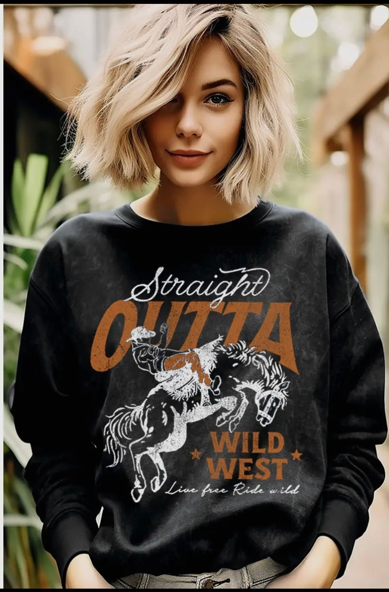 HL BLK Straight Outta Sweatshirt