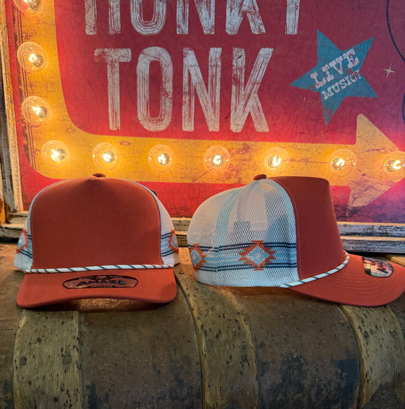 DB Orange Aztec Hat