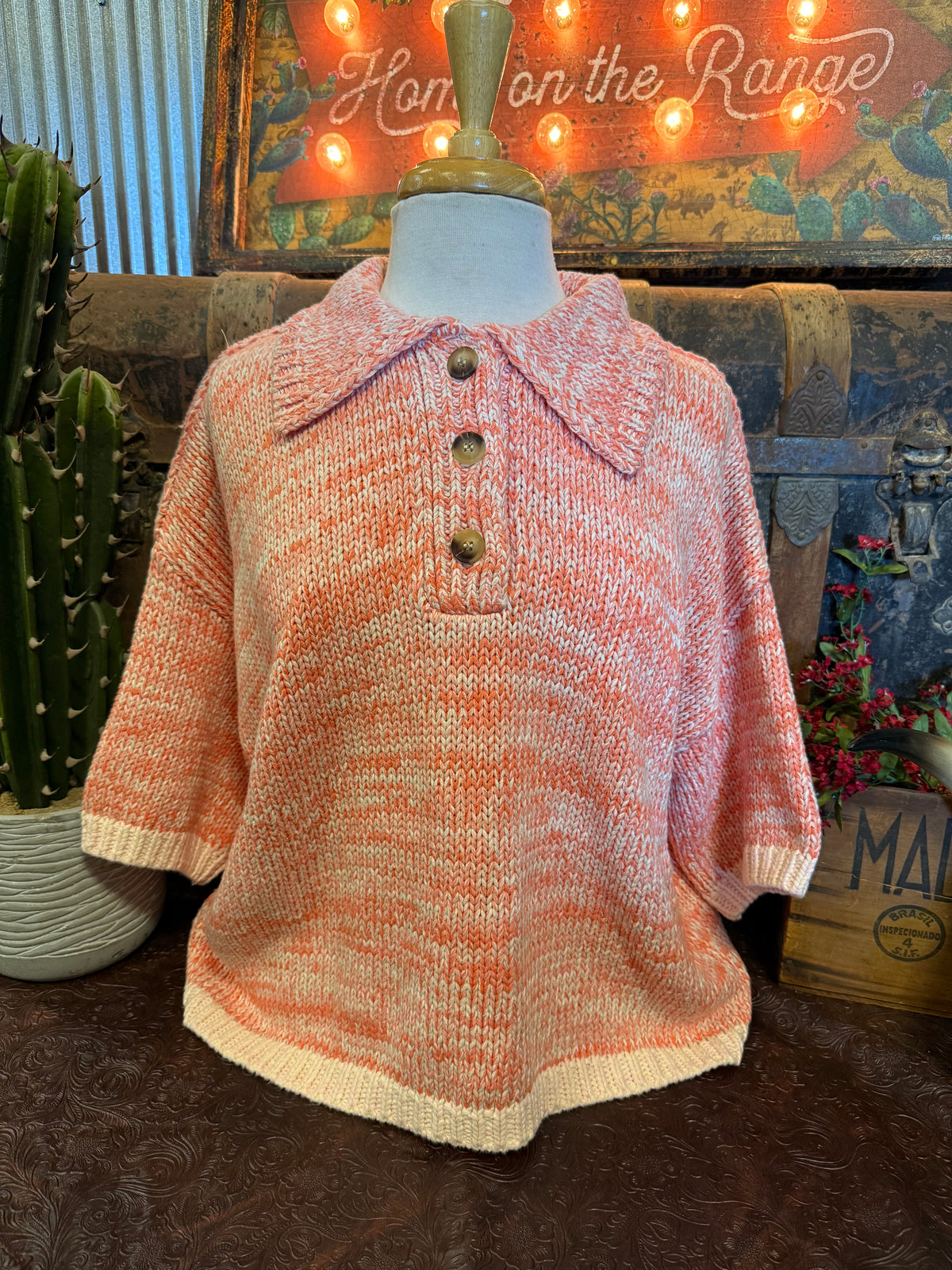 CT Peach Sweater