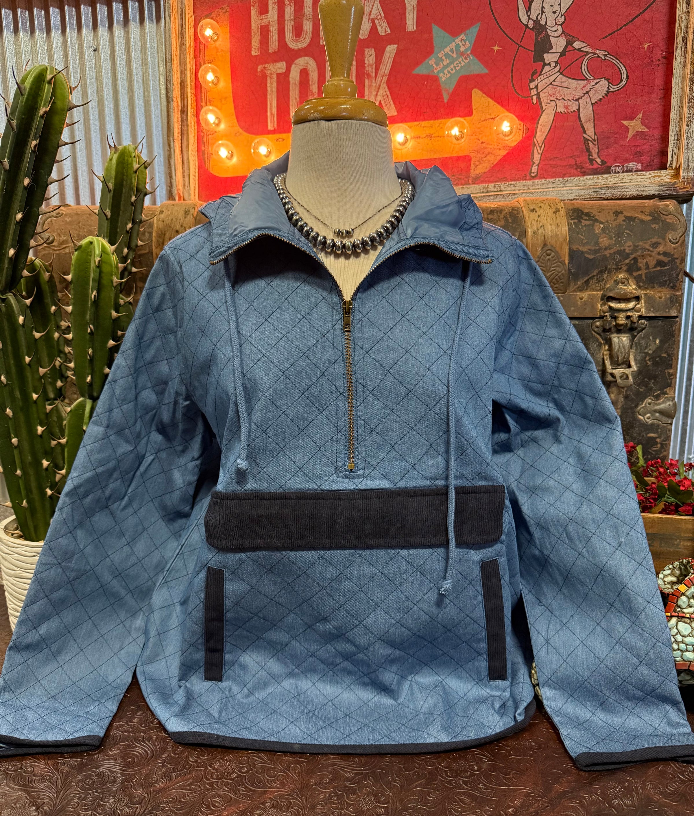 DR Light Denim Pullover