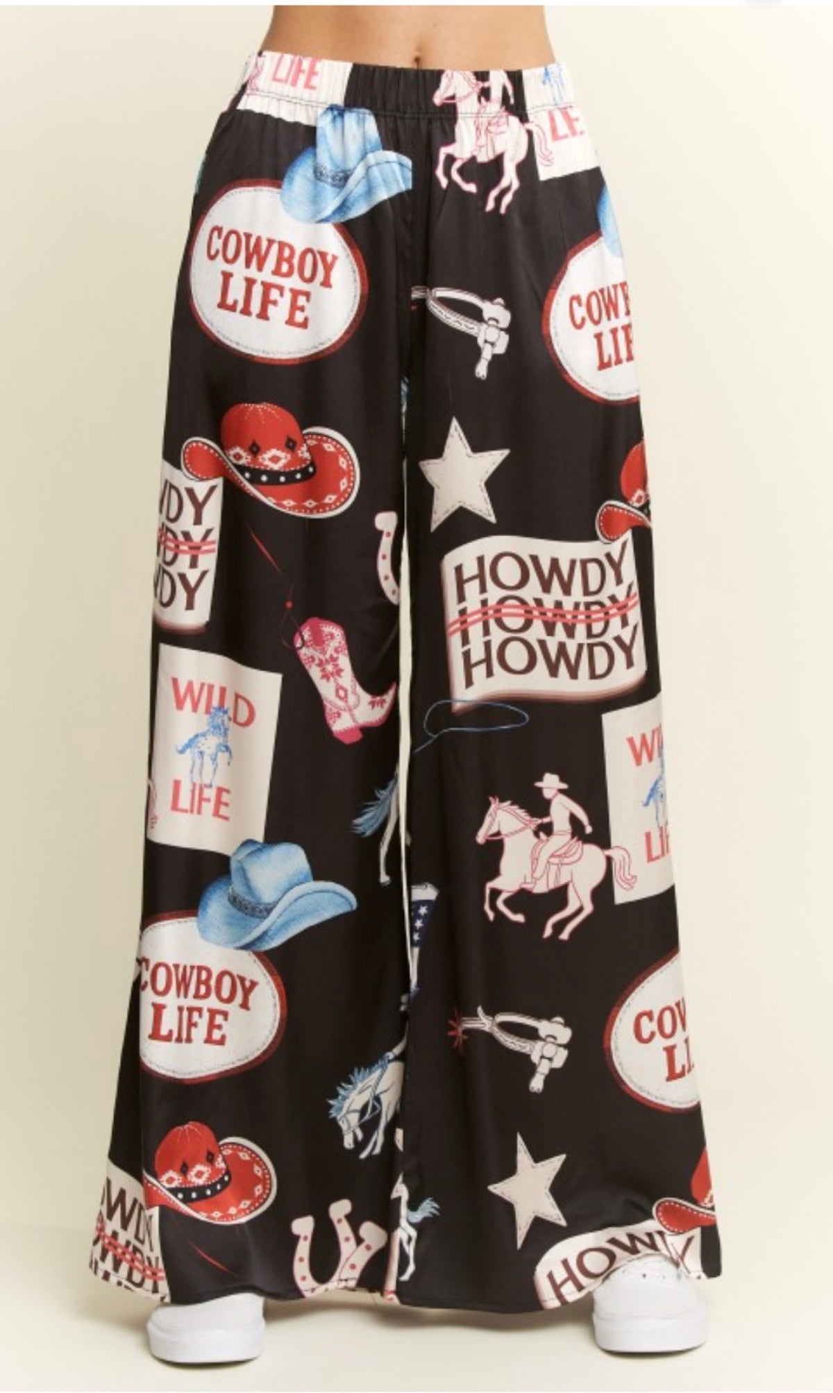 JJ Black Western Pants