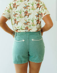 HH Teal Smiley Pocket Shorts
