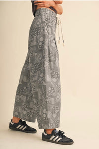 MR Grey Bandana Pants