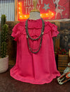 EN Pink Ruffle Sleeveless