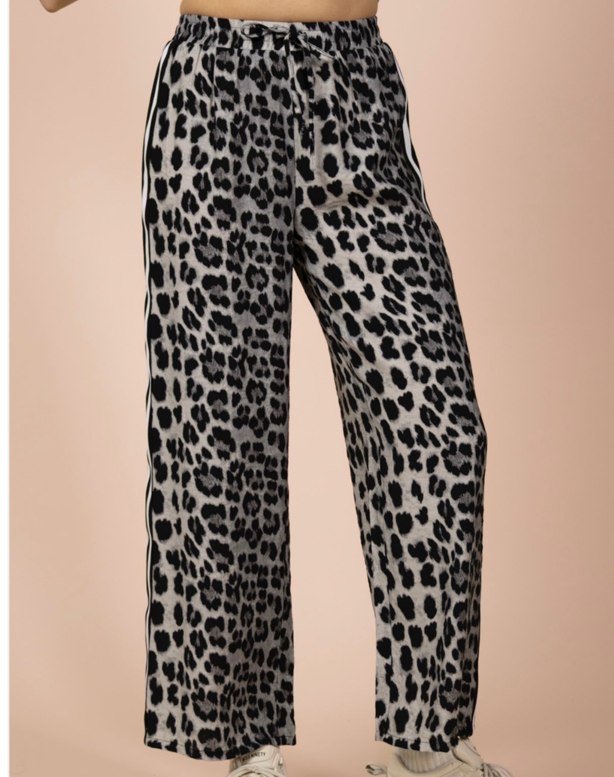 VJ Black Leopard Pants