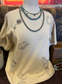 EE Bone Western Tee