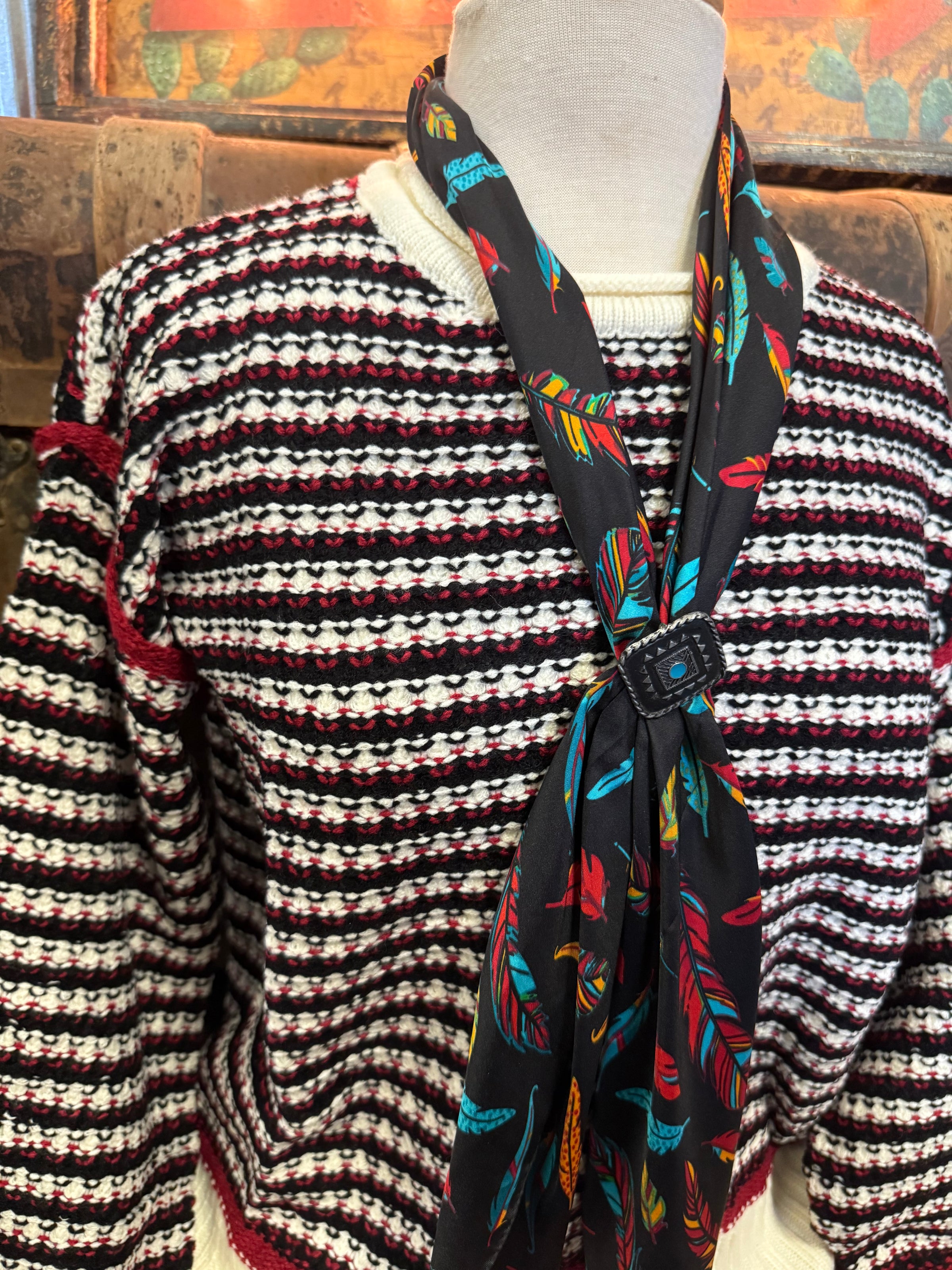 LS Black and Red Sweater