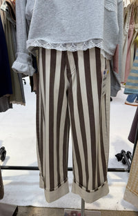 PL Brown Striped Jeans