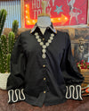 JD Black Button Up