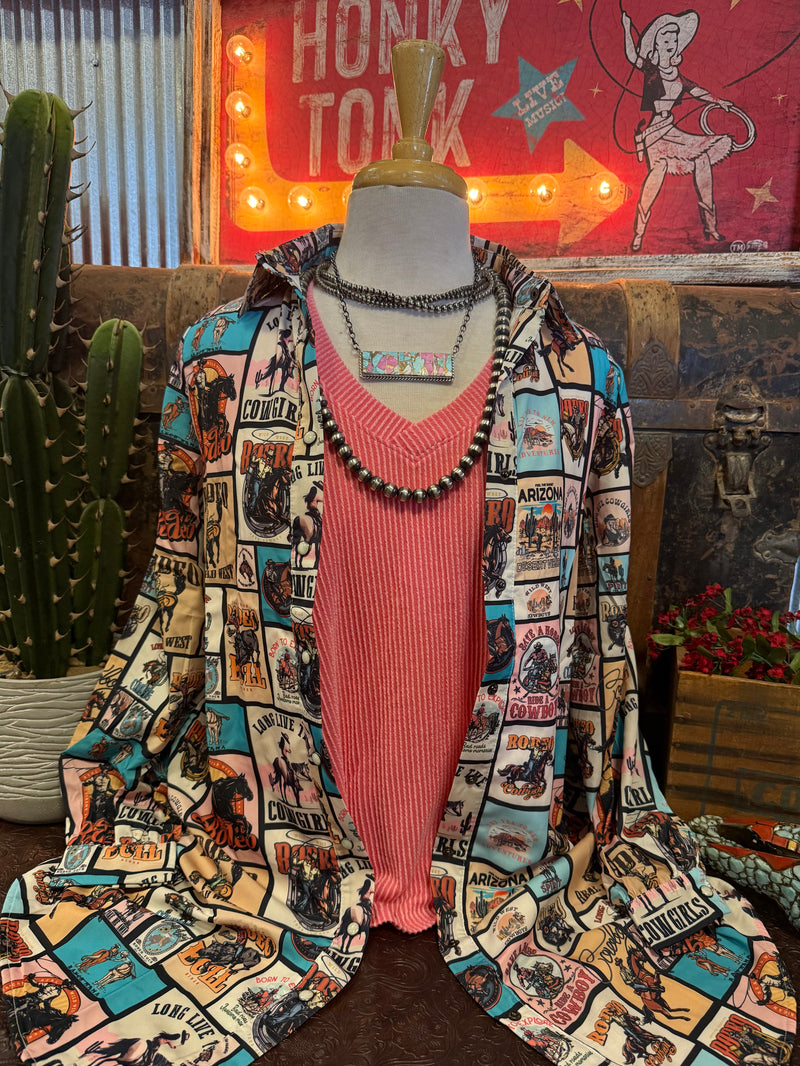 FX Western Collage Duster/Dress