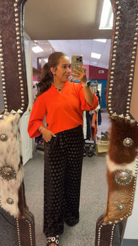 UM Black Polka Dot Pants
