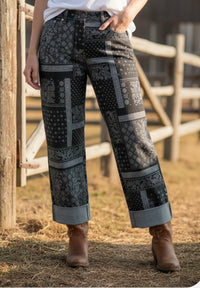 TH Paisley Cuff Jean