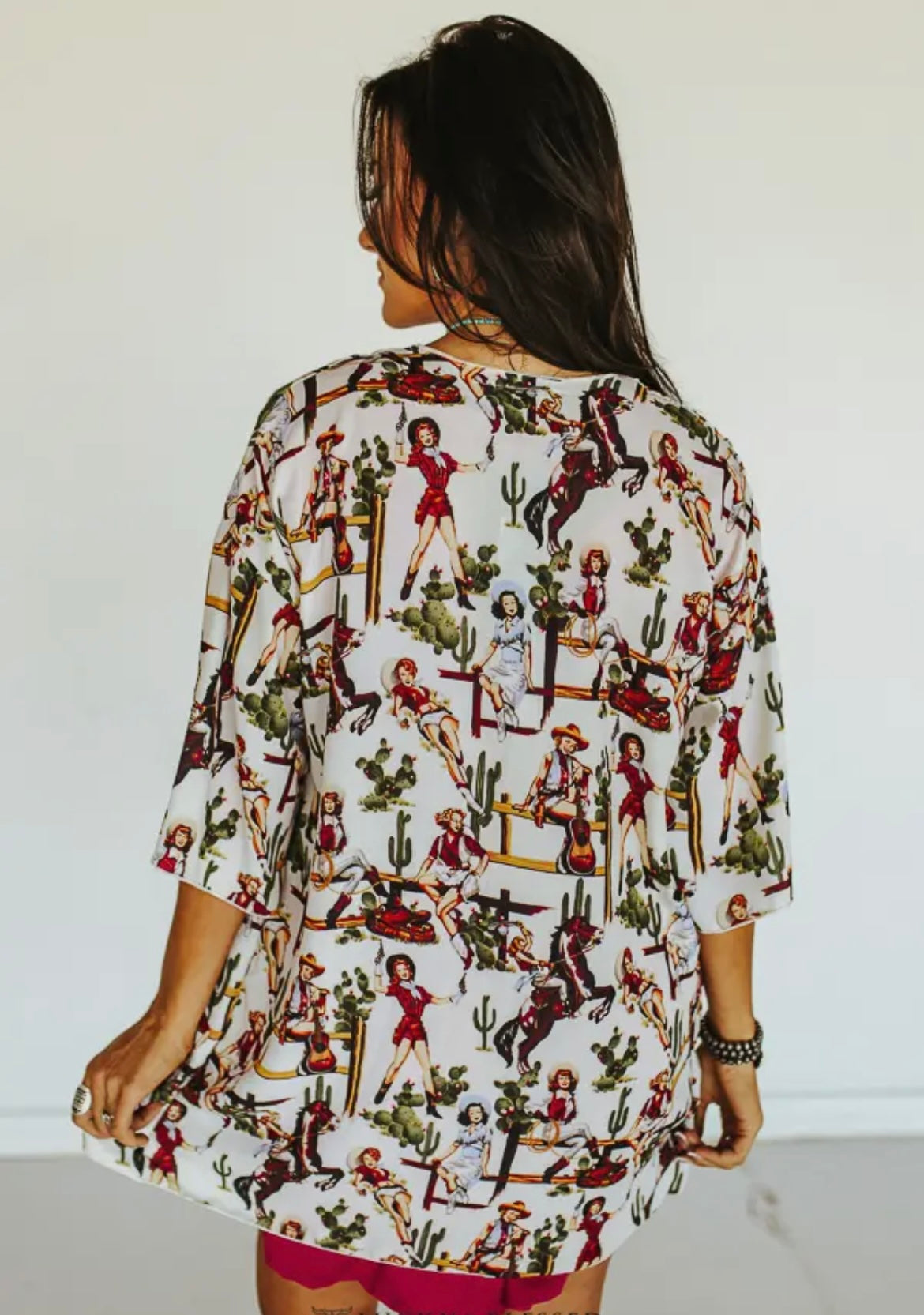 LB Cowgirl Pinup Kimono